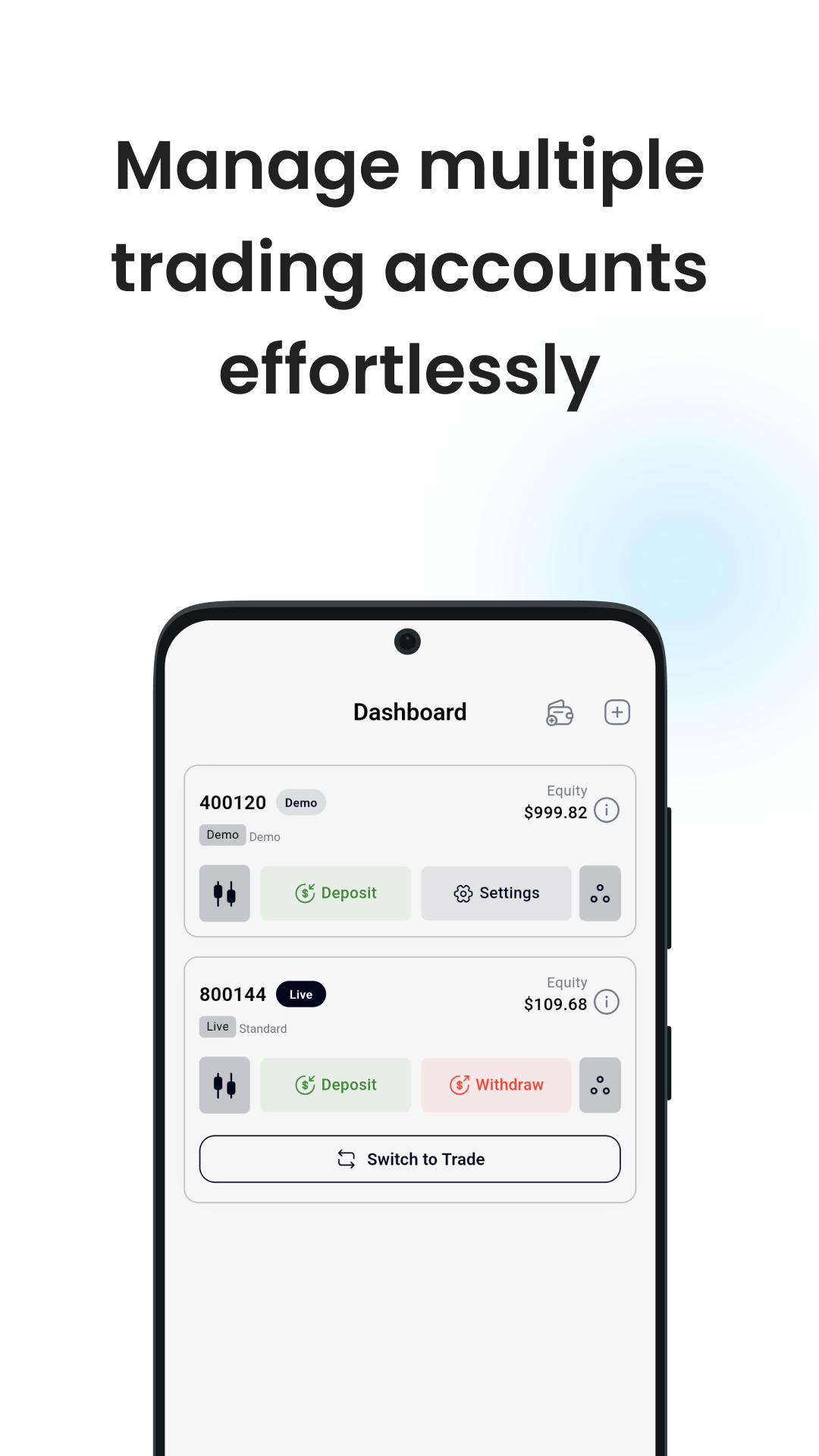Deposit & Fast Withdrawal methods
